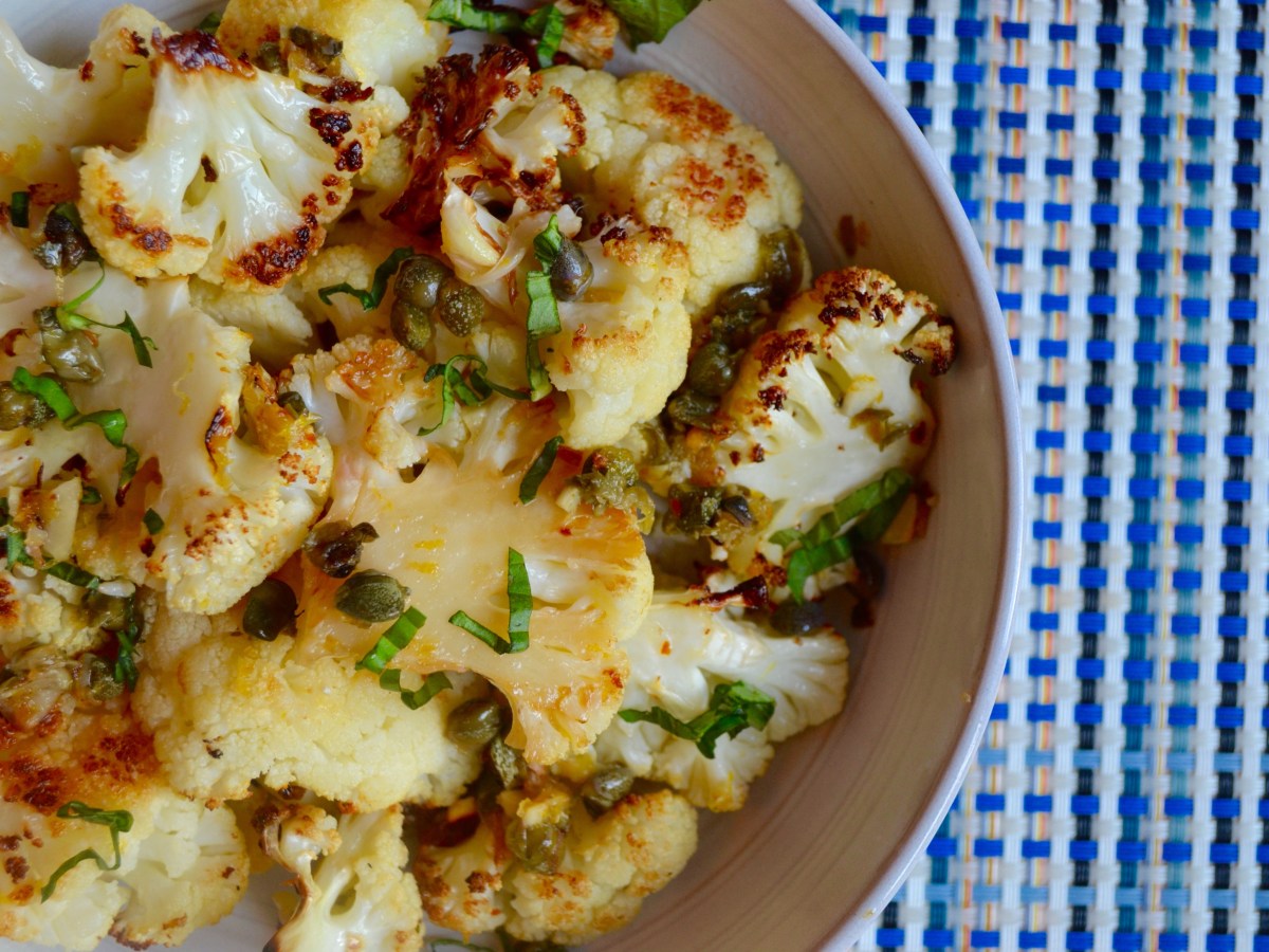 Lemon & Caper Roasted&nbsp;Cauliflower