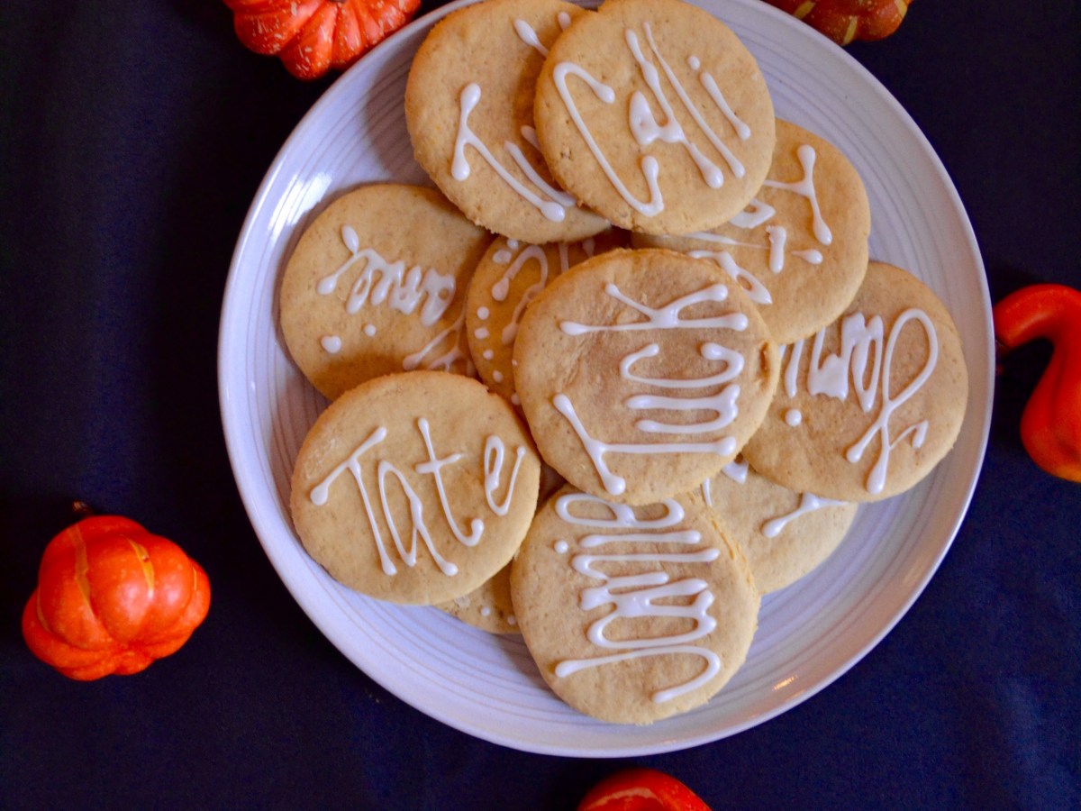Pumpkin Sugar Cookie Place&nbsp;Cards