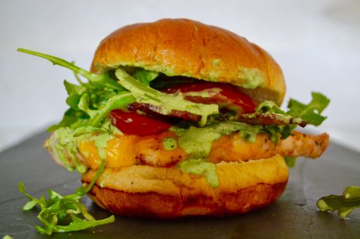 Grilled Chicken Club with Basil&nbsp;Aioli