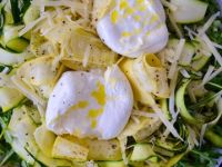 Shaved Summer Squash Salad with&nbsp;Burrata