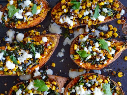 Chipotle Lime Stuffed Sweet&nbsp;Potatoes