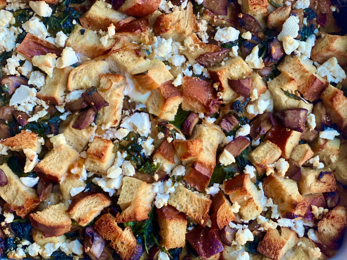 Spinach and Caramelized Onion&nbsp;Stuffing