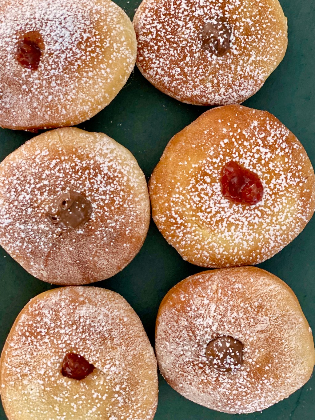 Nutella and Jelly Air Fried&nbsp;Sufganiyot