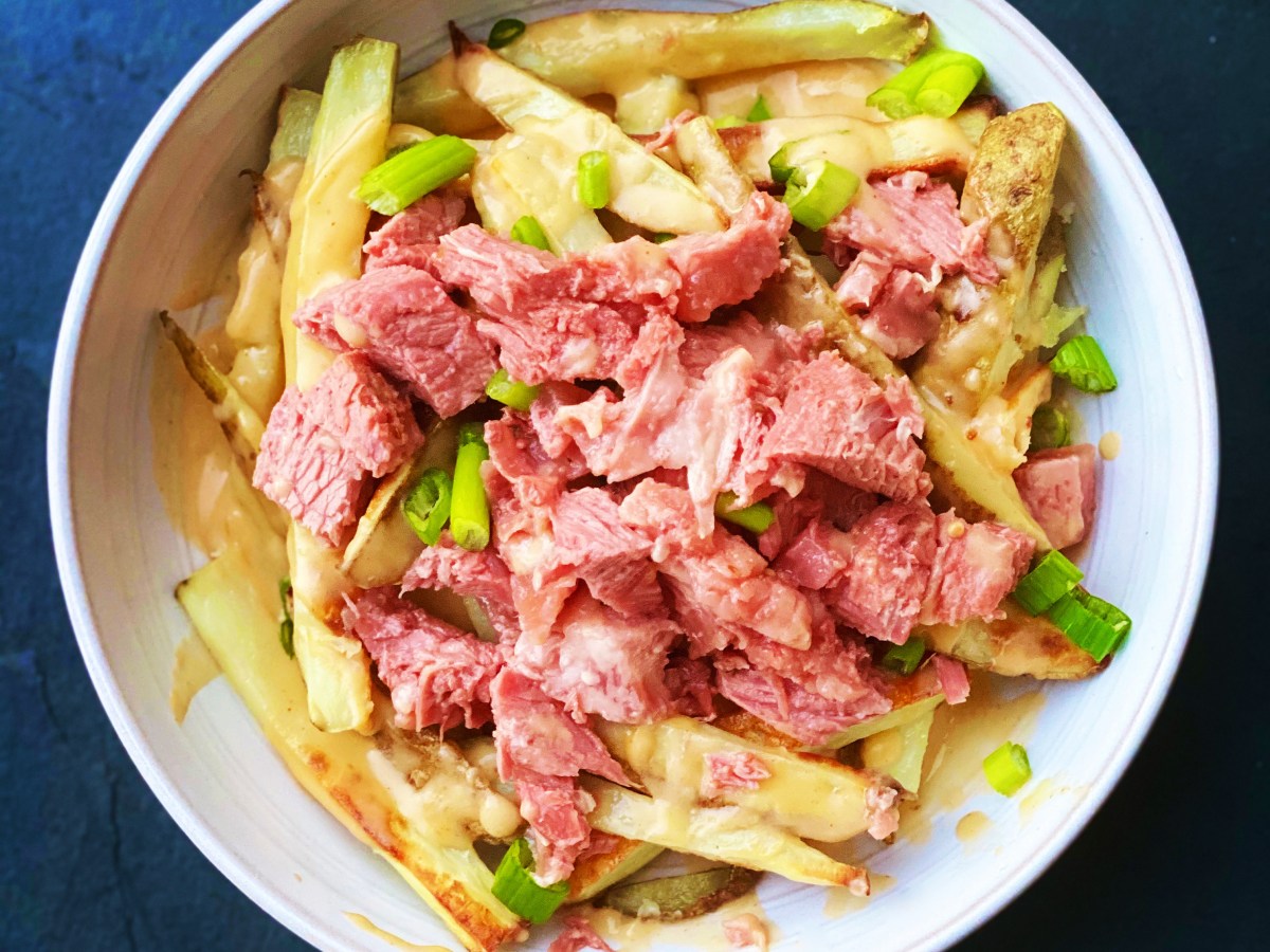 Corned Beef & Beer Cheese Loaded&nbsp;Fries